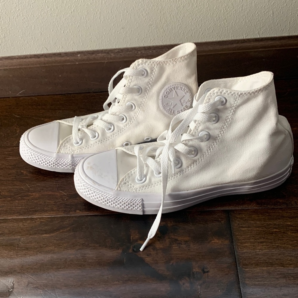 White High Top Converse